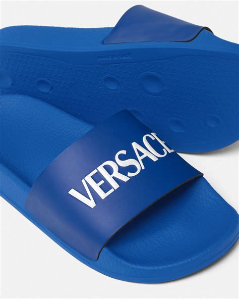 are versace slides true to size|versace logo slides.